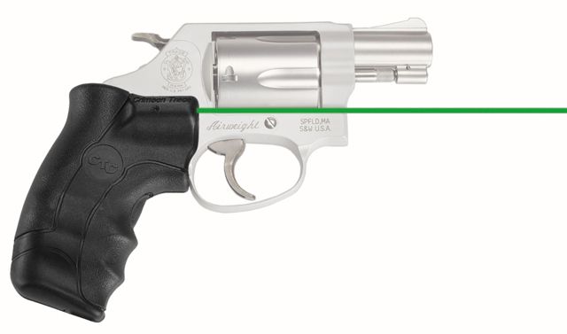 Photos - Sight Crimson Trace Smith and Wesson J-Frame Revolver Round Butt Lasergrip Green
