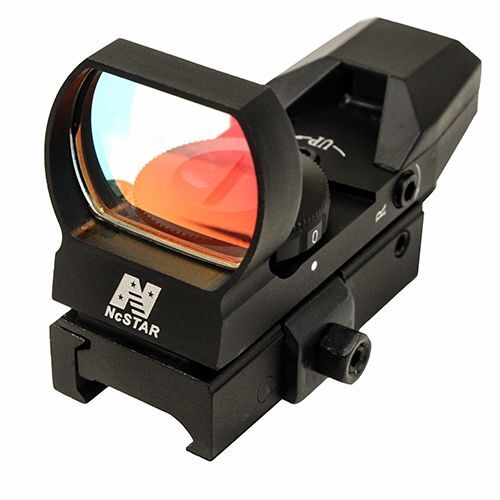 Photos - Sight NcSTAR 4-Reticle Reflex Black  w/ QR Mount, Red-Colored Reticle Set 1 
