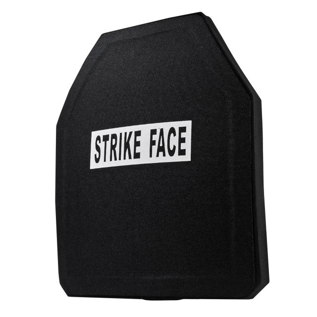 Photos - Bulletproof Vest NcSTAR Ceramic Level 4 Plate - Shooters Cut, Black, 10 in x 12 in, B4C1012 