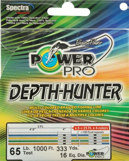 Photos - Other for Fishing Power Pro 65Lbx1000Ft Depth Hunter Metered 065096 