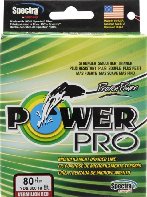 Photos - Other for Fishing Power Pro 80 X 300Yd Vrmln Red 051634 