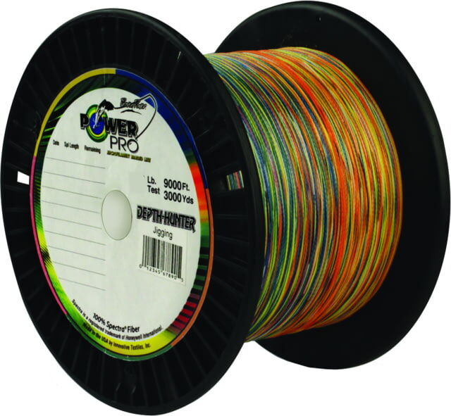 Photos - Other for Fishing Power Pro Depth-Hunter Braided Fishing Line, 100lbs, 3000 yds, Multi Color 