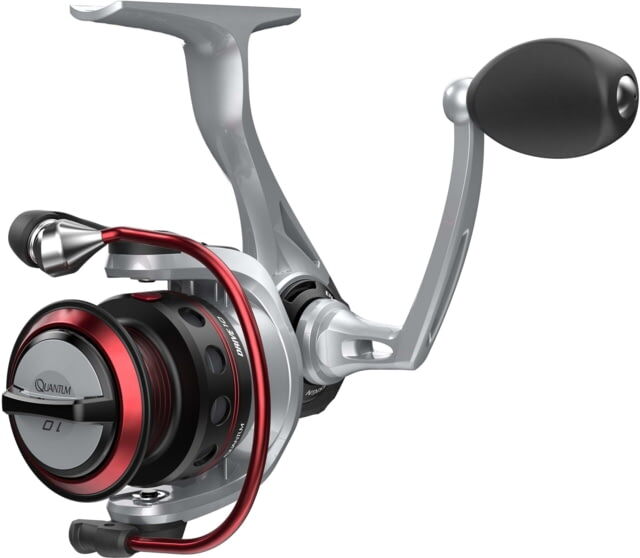 Photos - Other for Fishing Quantum Drive Spinning Reel, 5.3-1, 8+1, Ambidextrous, Silver/Black, DR10. 