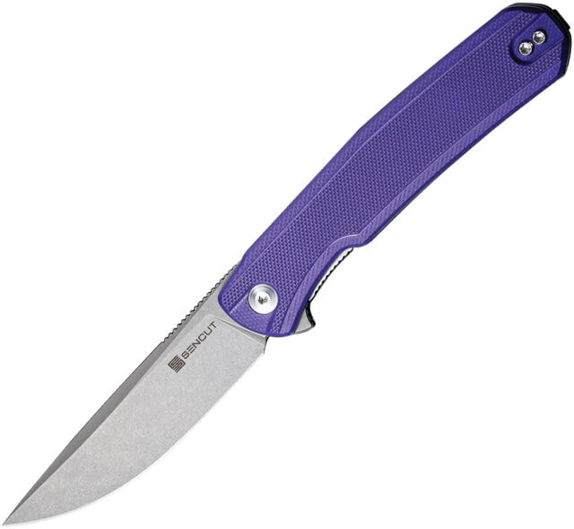 Photos - Knife / Multitool Sencut Knife Scitus 3.47'' Purple G10/gray Stonewash D2 