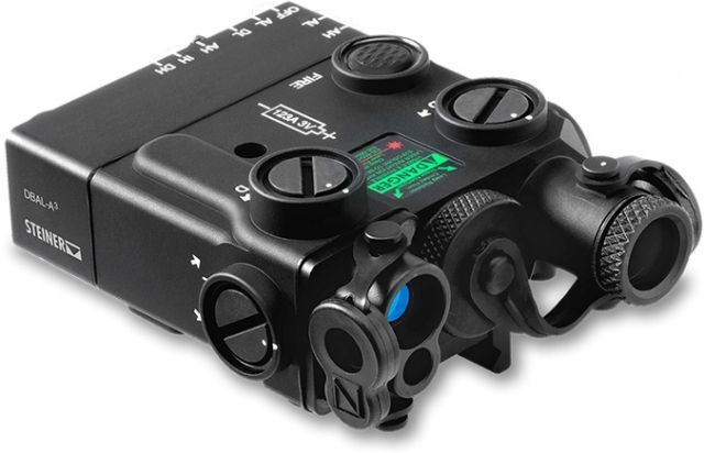 Photos - Sight STEINER DBAL-A3 Green Laser Devices w/ IR Pointer and IR Illuminator, Blac 