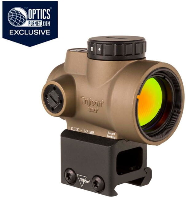 Photos - Sight Trijicon OPMOD MRO 1x25mm Red Dot , 2 MOA Green Dot Reticle, w/Lower 