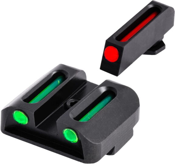 Photos - Sight Truglo Brite-Site Fiber Optic Hand Gun , Red Front & Green Rear, Gloc 