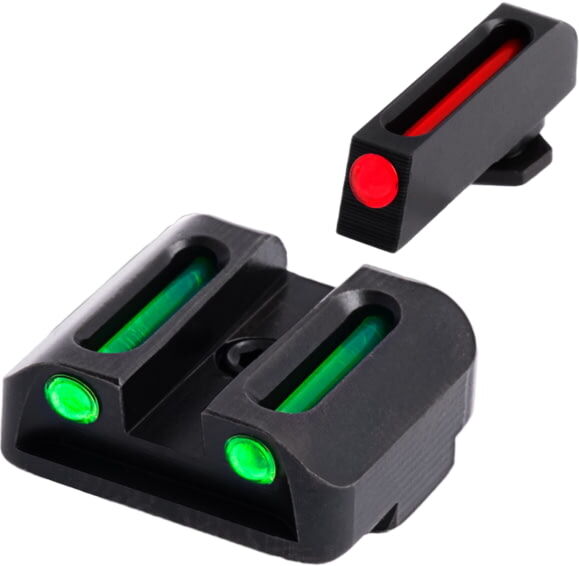 Photos - Sight Truglo Brite-Site Fiber Optic Hand Gun , Red Front & Green Rear, Gloc 