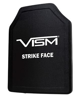 Photos - Bulletproof Vest Vism Polyethylene Ballistic Plate - Shooters Cut 11in X14in, Black BPC1114