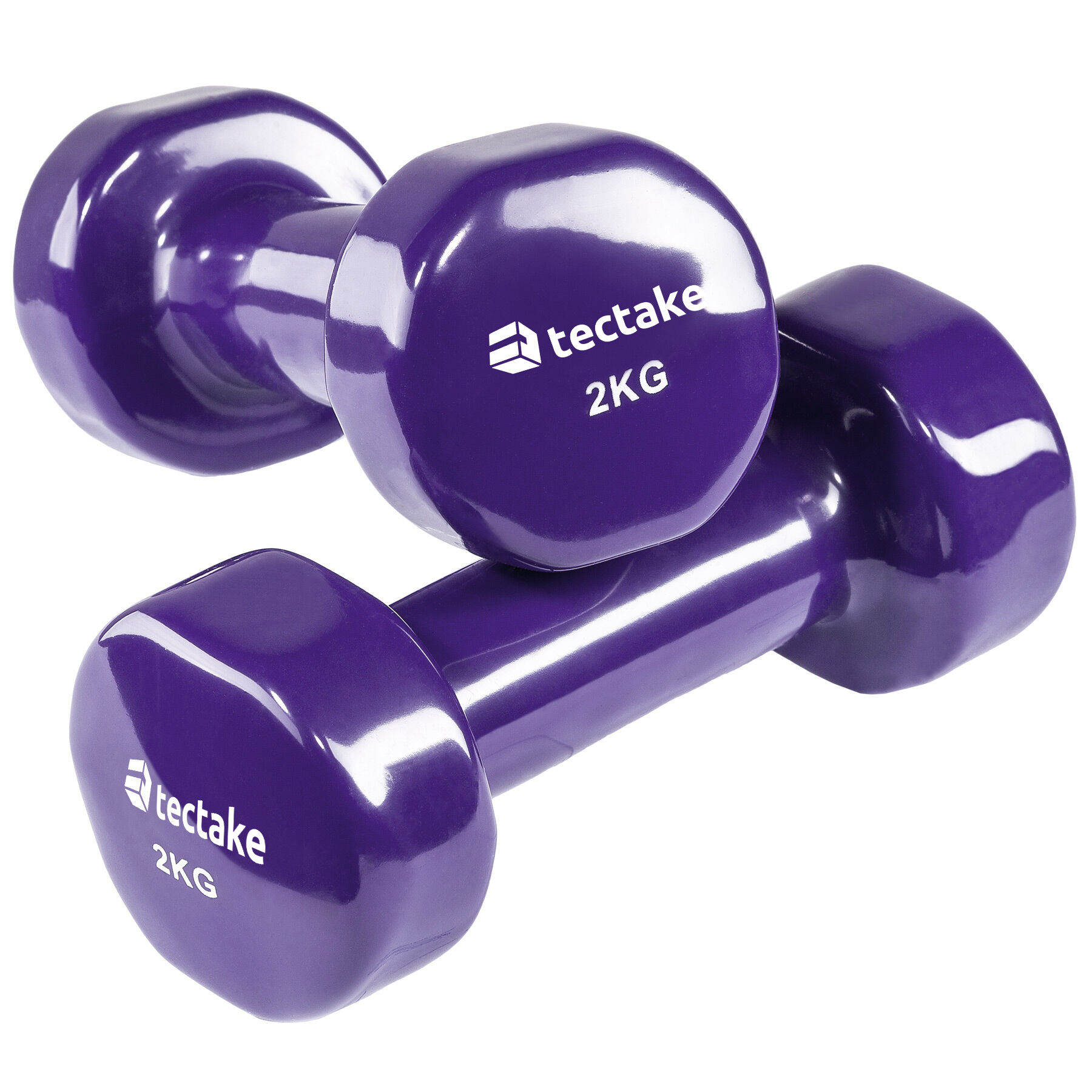 tectake 2 Aerobní činky - 2 x 2,0 kg