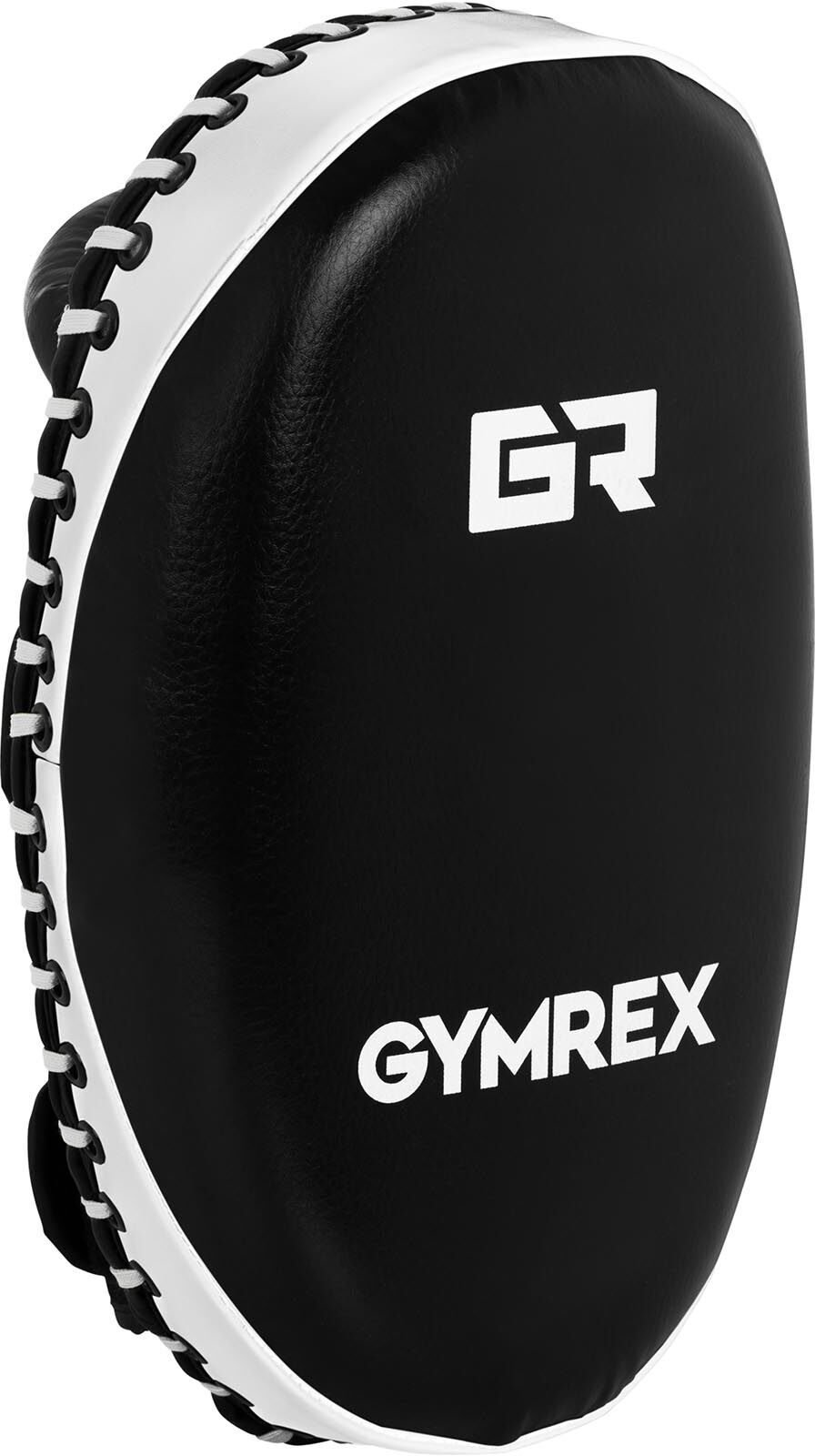 Gymrex Pao de boxe noir et blanc avec coutures blanches - 350 x 210 mm GR-HT 21B