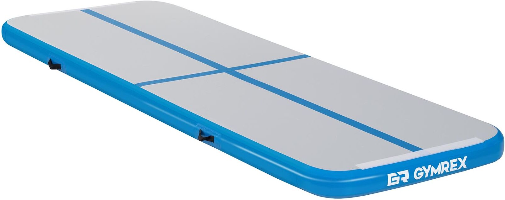 Gymrex Air track - 300 x 100 x 10 cm - 150 kg - Bleu/gris GR-ATM1