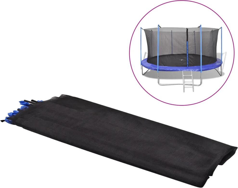 vidaXL Filet de sécurité pour trampoline rond de 4,57 m