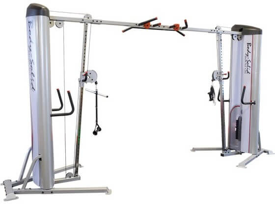 Code BIENVENUE = -10€ Station Poulie Vis-à-Vis Body Solid Pro Clubline Series II S2CCO 95 kg