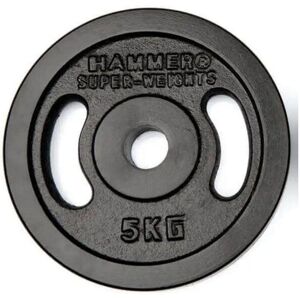 Hammer Hantelscheibe »1 x 5 kg«, (1 tlg.) schwarz  5 kg