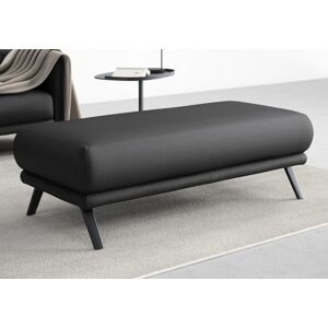 sit&more Hockerbank »Scandia«, Mit schwarzen matten Metallfüssen schwarz Größe