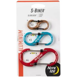 Nite Ize - Karabinerhaken Set, Blisterkarte Mit 3 S-Binern, One Size, Multicolor