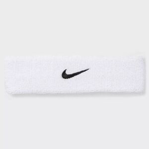 Nike - Stirnband,  Swoosh Headband, One Size, Weiss