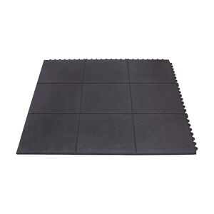 kaiserkraft Schweißarbeitsplatzmatte Yoga Solid Spark, HxBxT 17 x 900 x 900 mm, schwarz, geschlossene Oberfläche