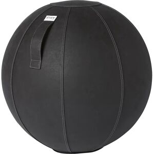 VLUV VEGA Sitzball, veganes Kunstleder, 600 - 650 mm, schwarz