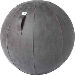 VLUV VEGA Sitzball, veganes Kunstleder, 700 - 750 mm, dunkelgrau