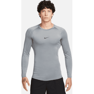 Nike ProDri-FIT Fitness-Longsleeve mit enger Passform für Herren - Grau - M