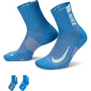 Nike MultiplierLauf-Knöchelsocken (2 Paar) - Multi-Color - 42-46