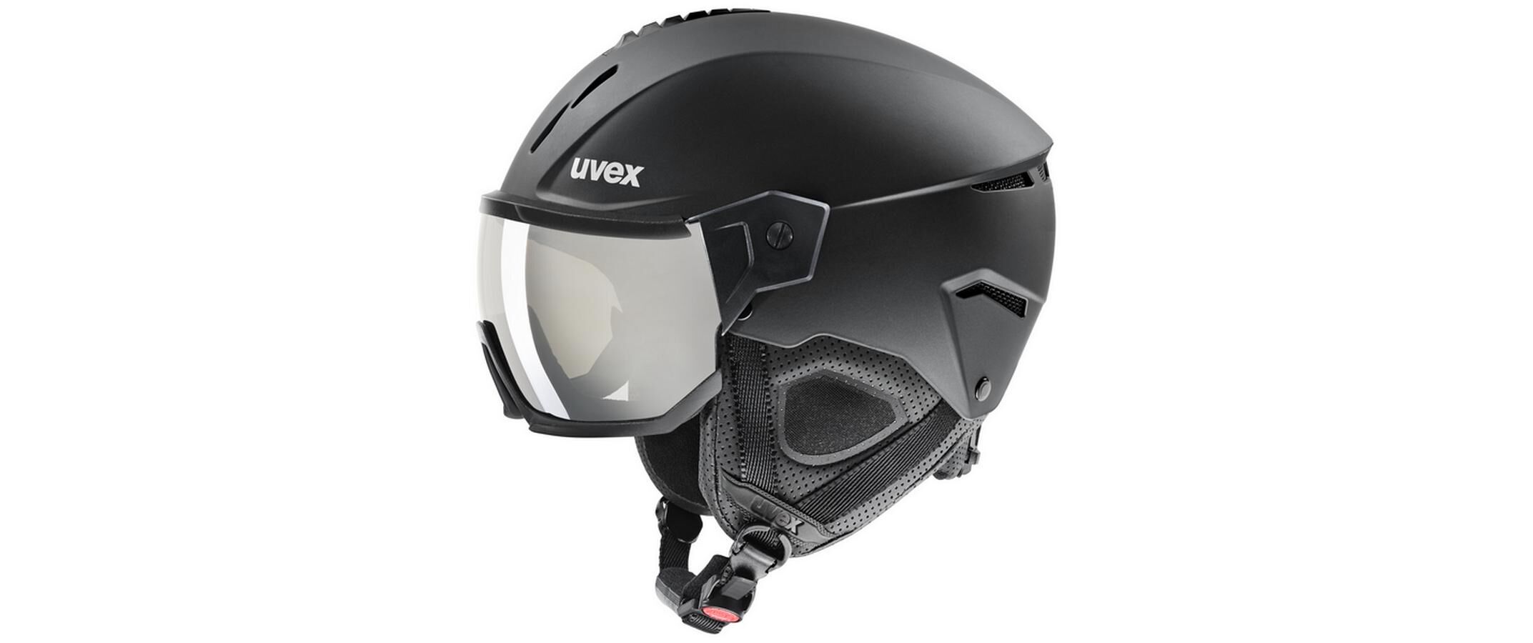 Uvex Skihelm »Instinct Visor Black«, Hardshell-Konstruktion, uvex IAS System schwarz