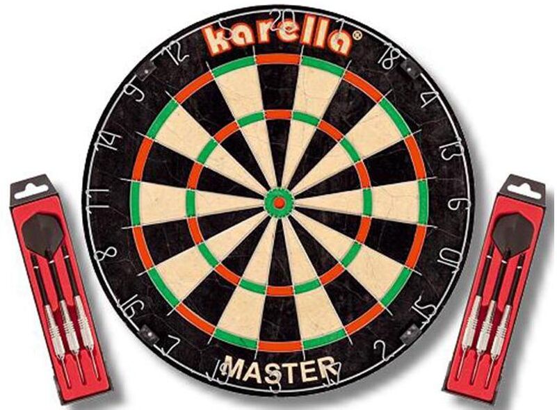 Karella Dartscheibe »Master Set« bunt