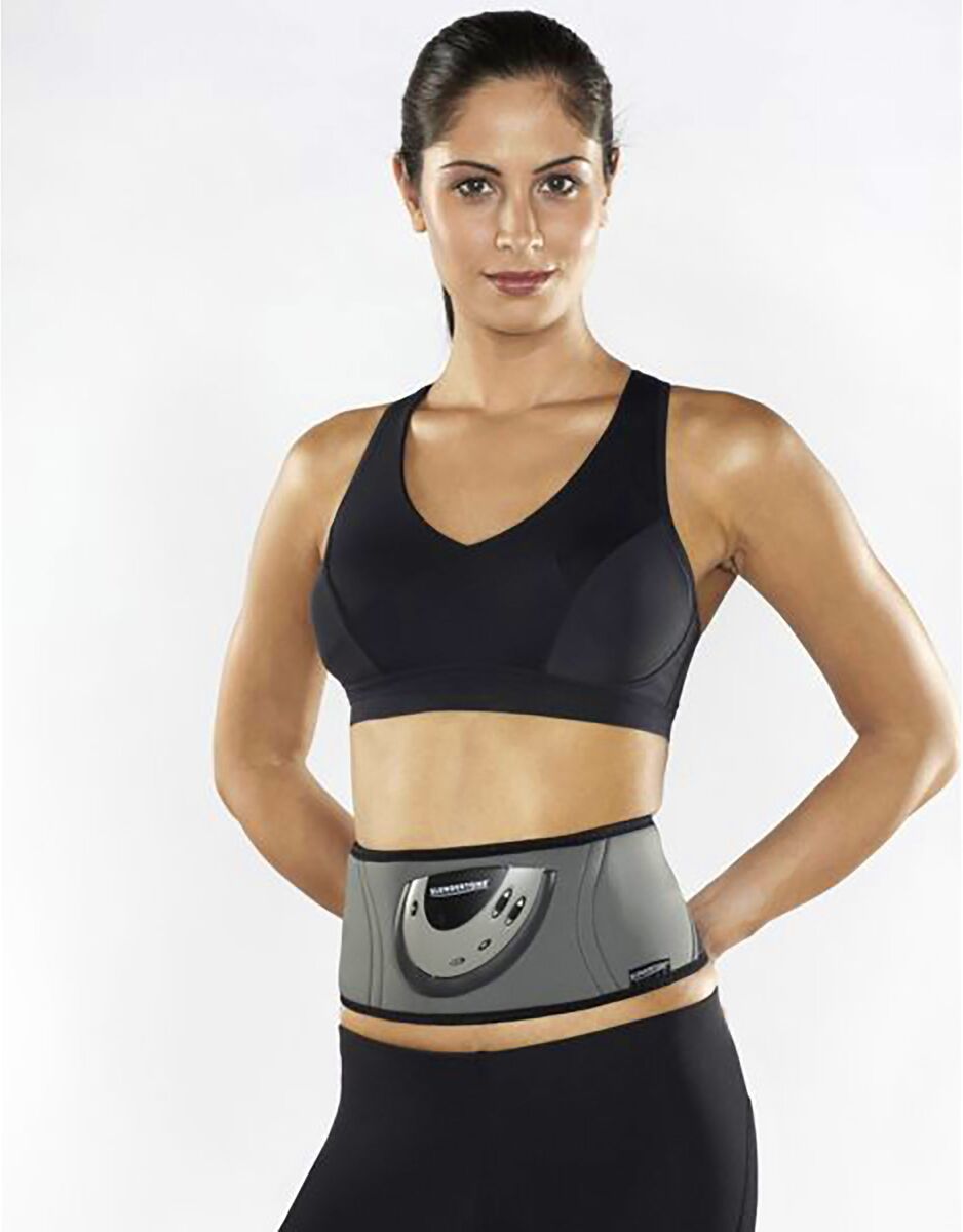 SLENDERTONE Elektrostimulationsgürtel Abs5, für Bauchmuskeltraining GRAU