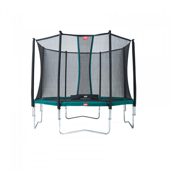 Berg Trampolin Favorit inkl. Sicherheitsnetz Comfort 430 cm grau