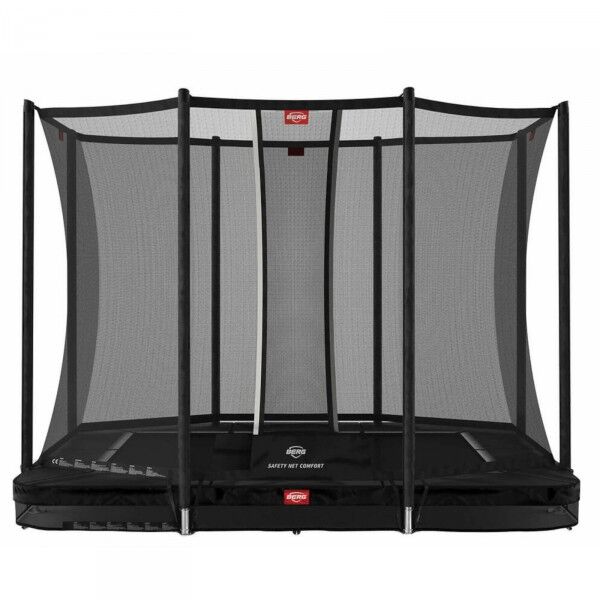 Berg Trampolin Ultim Favorit InGround inkl. Sicherheitsnetz Comfort schwarz