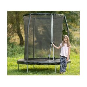 Sportspower Stahl Trampolin inkl. Sicherheitsnetz   Schwarz   244x244x205 cm