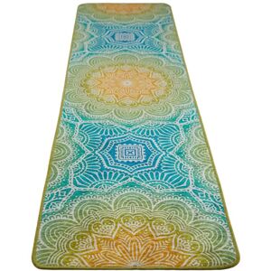 Wellhome - Antibakterielle MULTICOLOR-Yogamatte mit 10 mm Dicke – 60 x 200 cm, 100 % Polyester