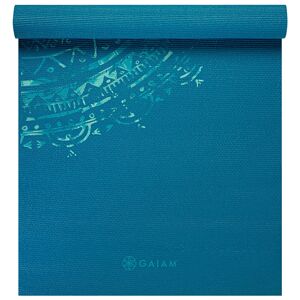 Gaiam Classic Printed Yoga Mat Jade Mandala 4mm - blau