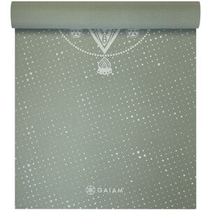 Gaiam Classic Printed Yoga Mat Celestial Green 5mm - gruen