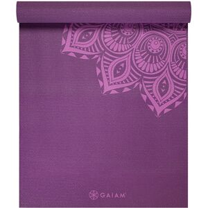 Gaiam Premium Yoga Mat Purple Mandala 6mm - lila