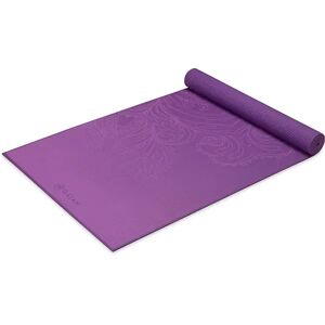 GAIAM FADING FLOWER YOGA MAT 4MM CLASSIC PRINTED - unisex - Lila - -