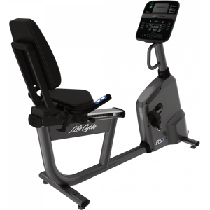 Life Fitness RS1 Recumbent Bike mit engl. Track Connect 2.0 Konsole inkl. Unterlegmatte