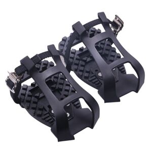 My Store Bicycle Pedal Foot Binding Indoor Exercise Bike Pedal Accessories(Black)
