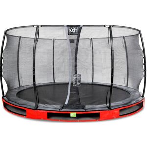 Exit Toys EXIT Elegant nedgravet trampolin ø427cm med Economy sikkerhedsnet - rød