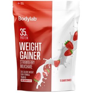 BodyLab Weight Gainer Jordbær Milkshake (1,5kg)