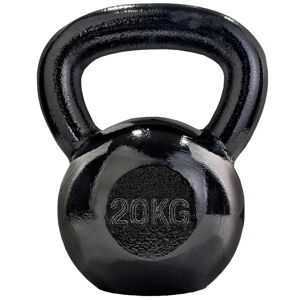 FF Europe Kettlebell - 20 Kg, Støbejern, Sort