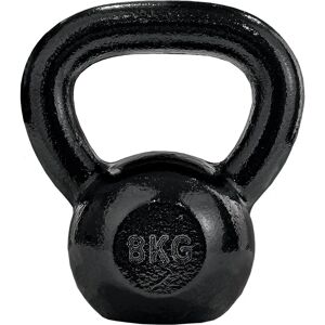 FF Europe Kettlebell - 8 Kg, Støbejern, Sort