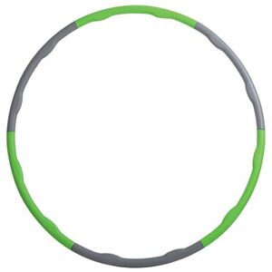 Schildkröt 960035 Fitness Hoop, Fitness Hula Hoop Ring, Anthracite Green, in 4-Colour Cardboard Box