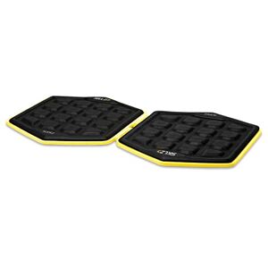 SKLZ 1862 Trainingspad Slidez 2er-Pack Trainingsgerät, gelb-Schwarz, One Size