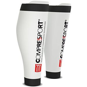 COMPRESSPORT R2 Calf Sleeve Calf V2, Unisex, Wadensleeve Calf R2 v2, Weiß