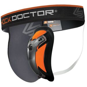 Shock Doctor ShockDoctor Deep Guard Men's With Ultra Carbon Flex Cup, Designed For Martial Arts: Boxing, Karate, Taekwondo, Krav Maga, grey, s