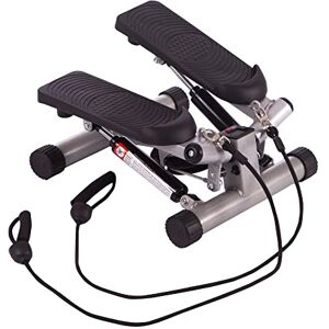 Ultrasport Swing Stepper including Training Bands / Hometrainer Stepper with wireless training computer Up-down stepper for beginners and trained, small & compact