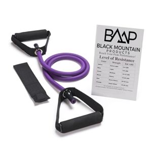 Black Mountain Products Single Door Anchor and Starter Guide Included Resistance Band, purple